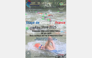 Etape de coupe de France en eau libre 28 juin 2025 - Creil